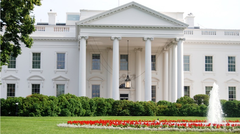 The White House close-up, Washington, USA