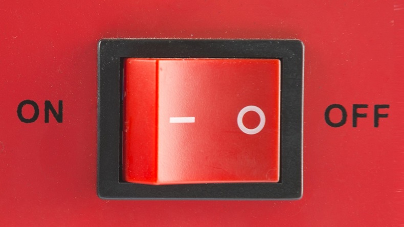 Red on off switch