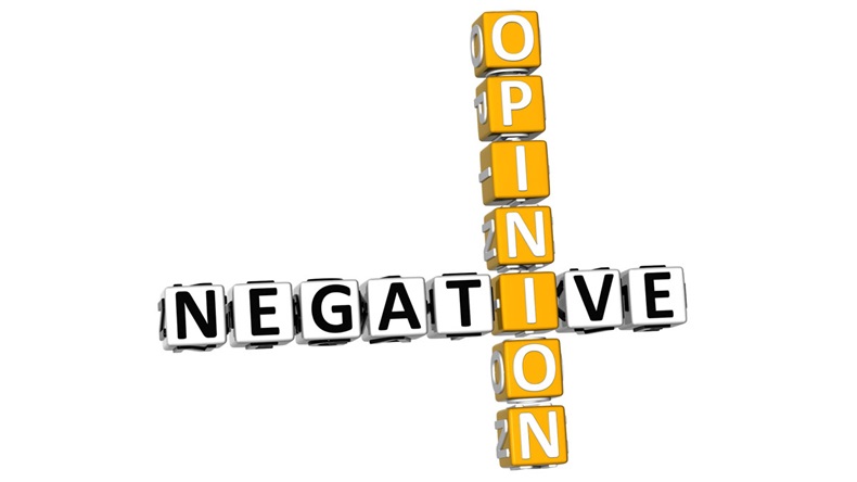 Negative opinion