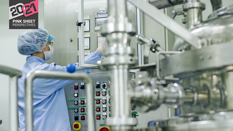 Pharmaceutical Industry Worker at Work