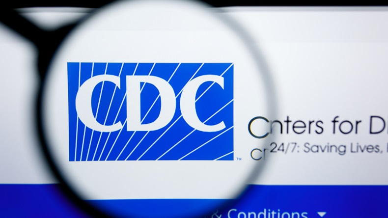 cdc webpage image with magnifying glass over cdc 