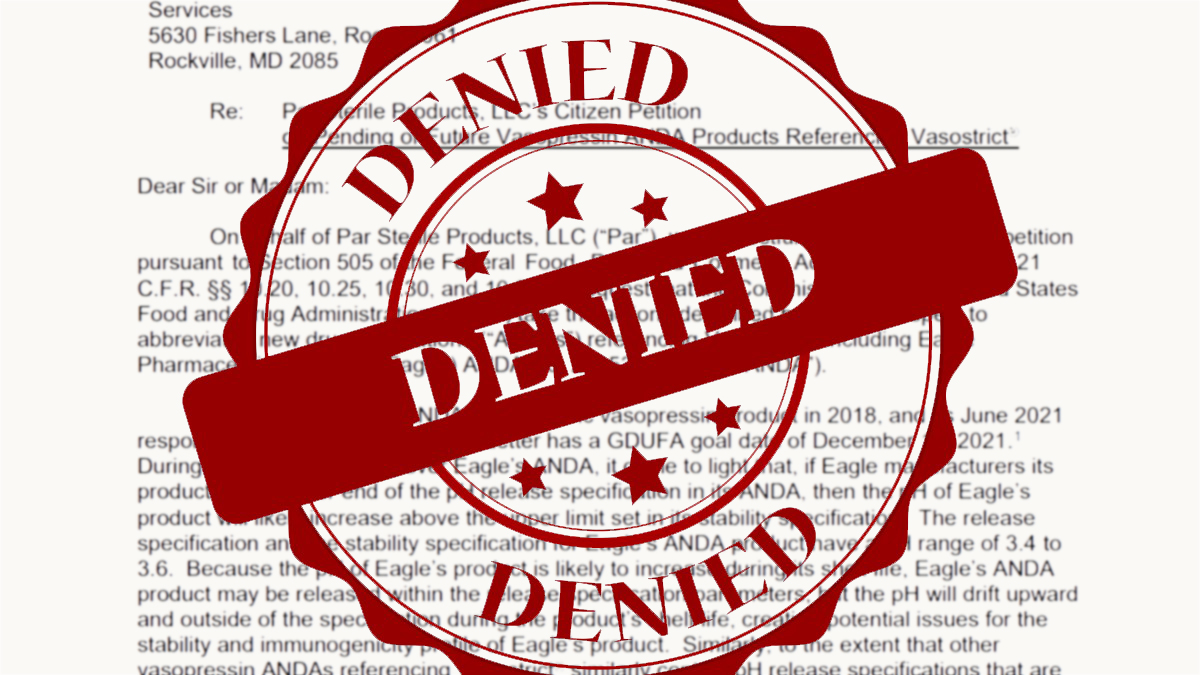 FDA Slams Citizen Petition: Harsh Language, FTC Referral