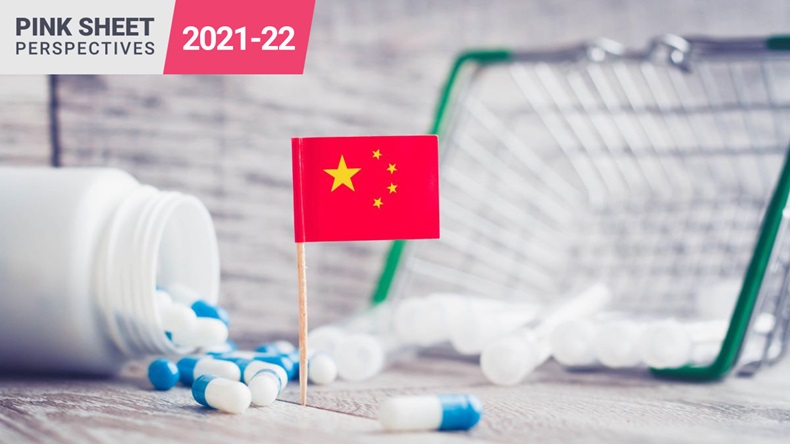 China flag with pills (Pink Sheet Perspectives)