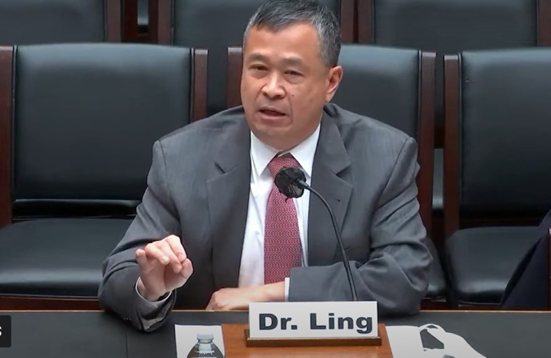 Geoffrey Shiu Fei Ling speaks at House hearing on ARPA-H