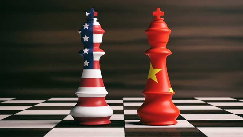 US-China chess pieces