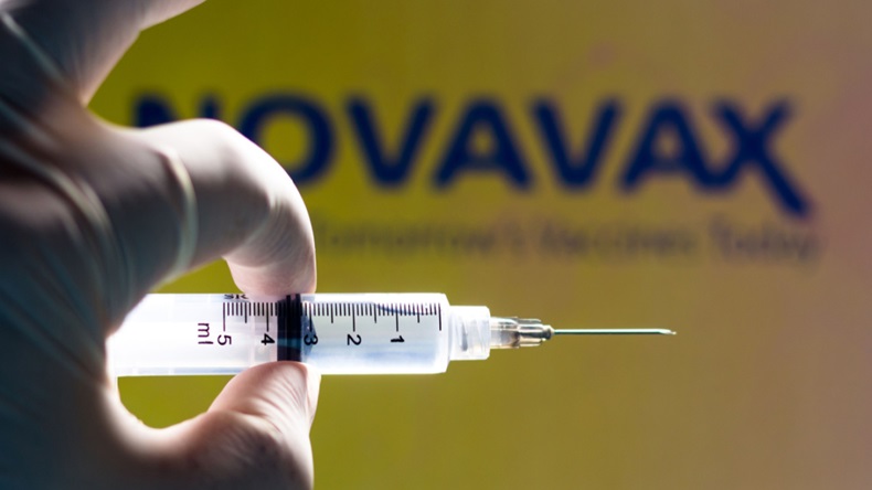 Novavax syringe