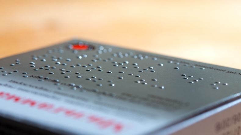 Braille label