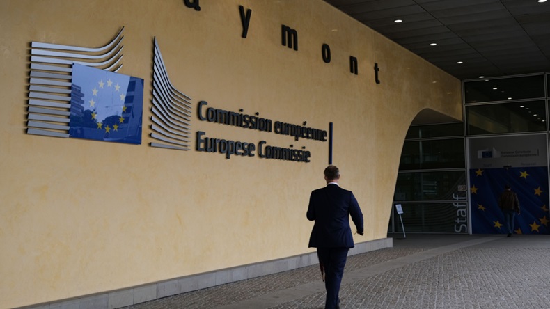 European Commission headquarters in Brussels, Belgium on July 1st, 2021