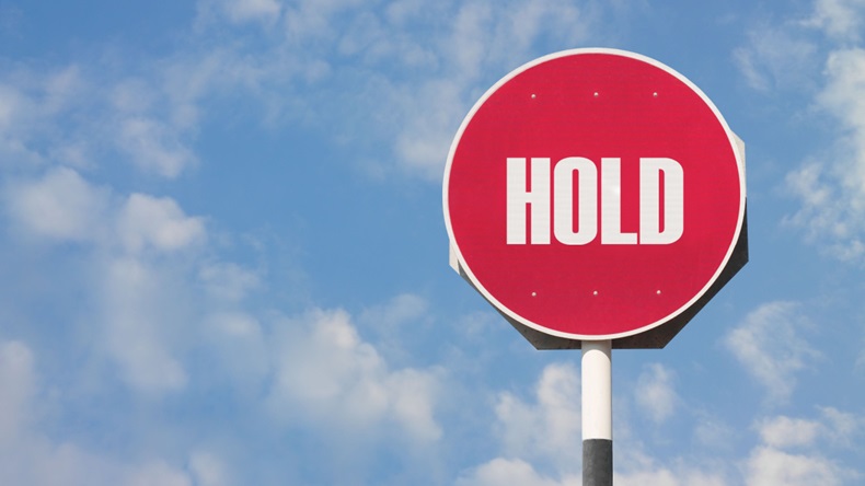 Hold sign