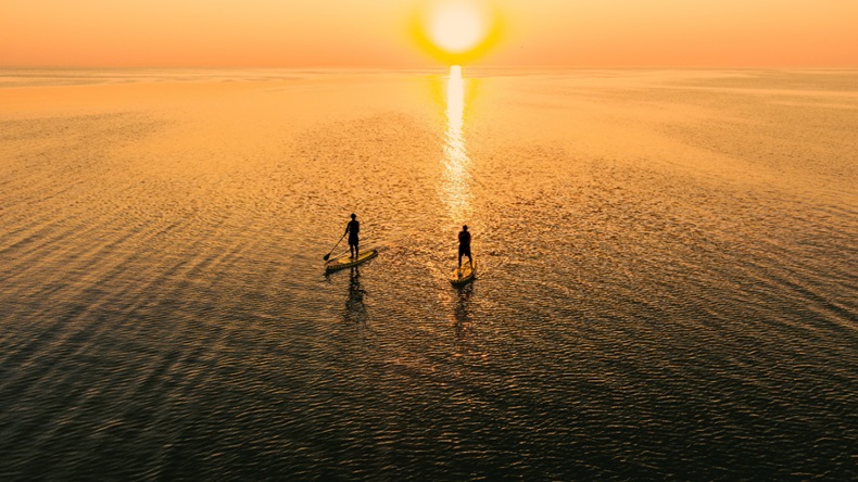 Paddleboarders