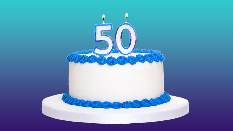50th cake
