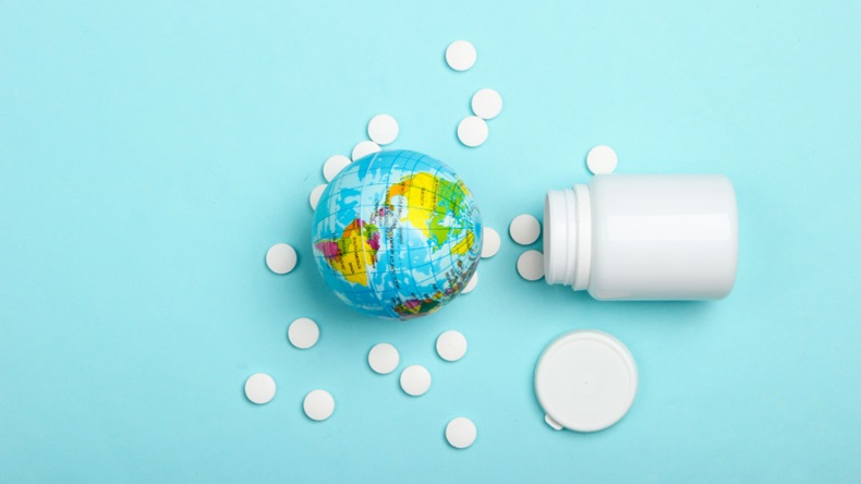 Globe With Medicines