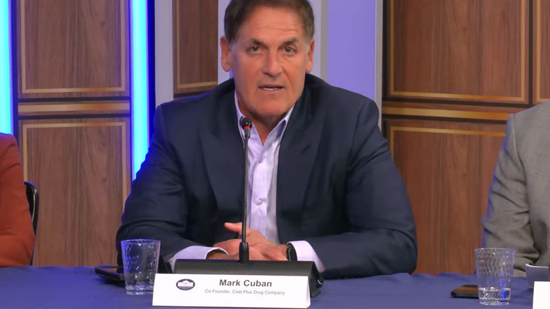 Mark Cuban at White House on 4 March 2024