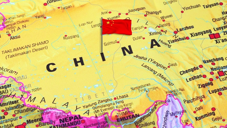 map of China